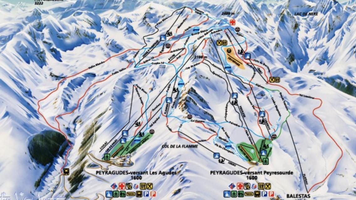 Appart Station De Ski Peyragudes Versant Les Agudes - 6 Pers Apartment Gouaux-de-Larboust ภายนอก รูปภาพ